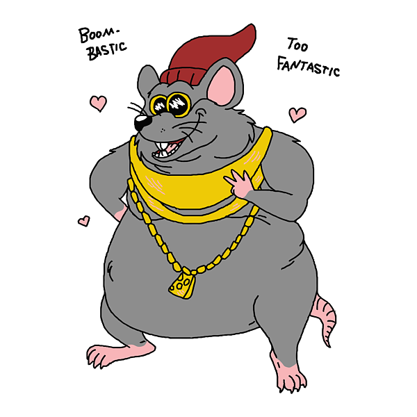 biggie cheese rat' Men's Hoodie