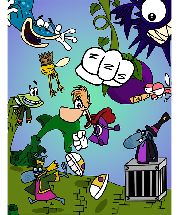 Day Gift For Globox Rayman Legends Origins Adventures Great Escape Digital  Art by Douxie Grimo - Pixels