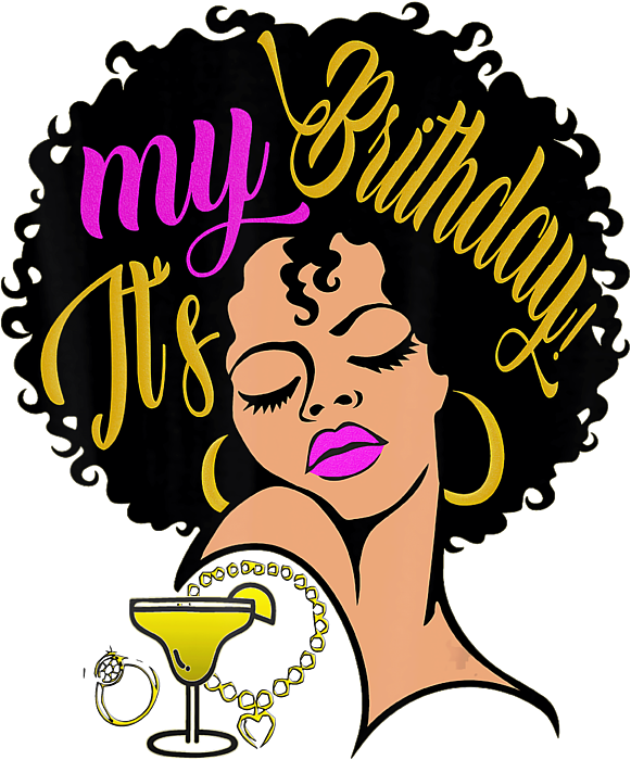 Birthday Queen Png Afro Girl Png Afro Queen Png Birthday Drip Png Cut File Png Jigsaw Puzzle 