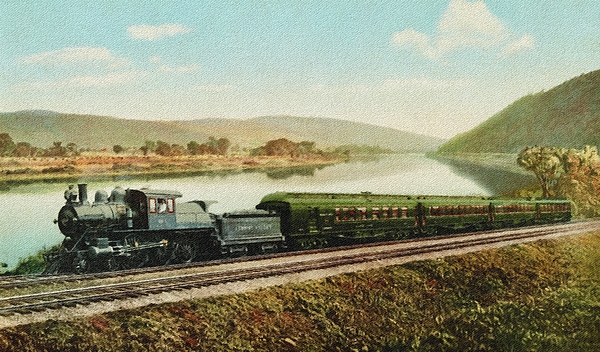 Joe Vella - Black Diamond Express, Lehigh Valley Railroad, Pennsylvania.