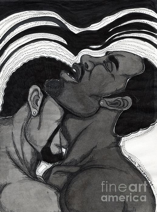 Black Gay Love Greeting Card by Travis Jimmerson Black Gay Love Greeting Card by Travis Jimmerson