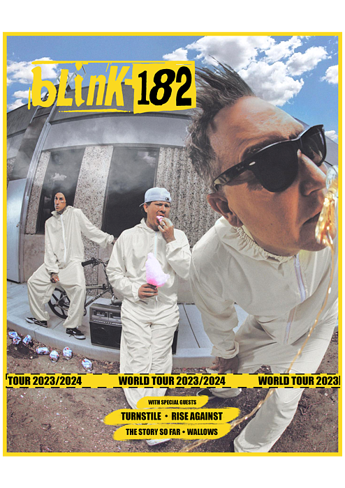 Blink 182 World Tour 2023 2024 Iy22 Greeting Card By Indah Yose