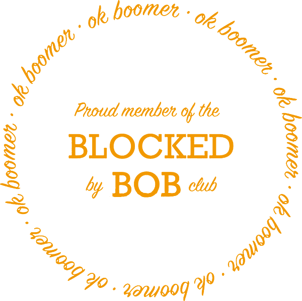 Blocked By Bob Club Greeting Card