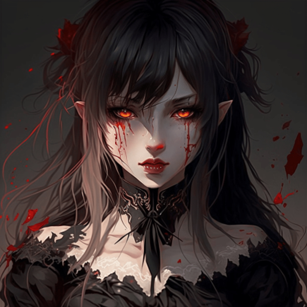 790 Anime Vampire Girl Images, Stock Photos, 3D objects, & Vectors |  Shutterstock