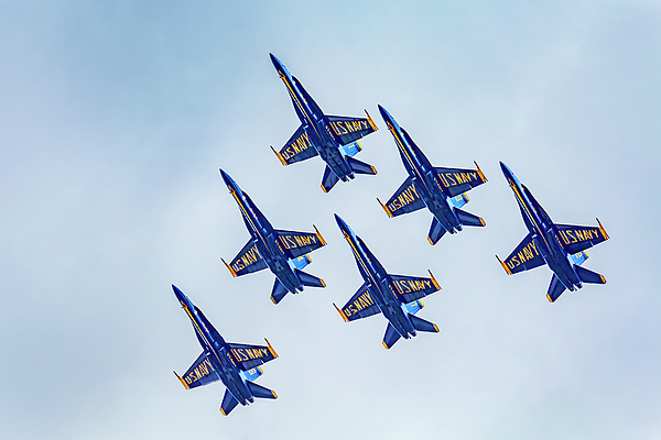 Kay Brewer - Blue Angels Six-Ship Wide