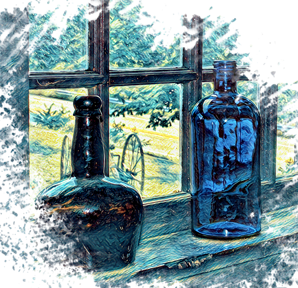 Judy Vincent - Blue Bottles