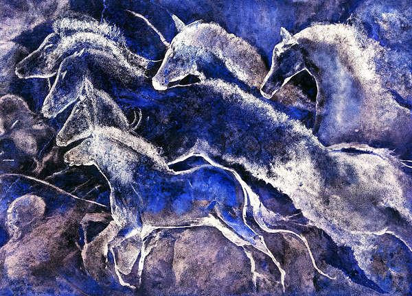 Viktor Artemev - Blue horses