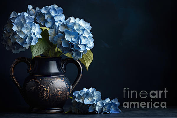 https://images.fineartamerica.com/images/artworkimages/medium/3/blue-hydrangeas-in-a-vintage-ceramic-jug-dark-and-moody-still-life-jane-rix.jpg