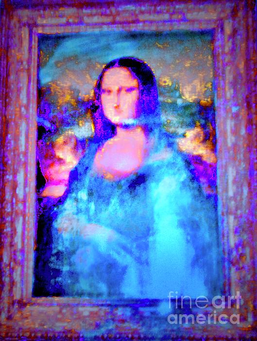 Aziza Del Rosario - Blue Mona Lisa 