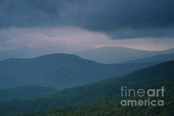 Blue Ridge Layers In Spring Photograph