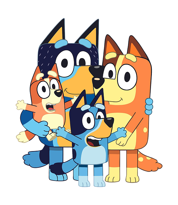 Bluey Family Sticker by Roni Dery - Pixels📳 Divirta-se com o jogo de ...