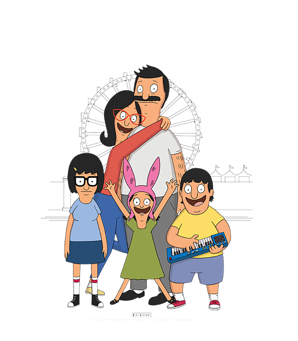 Bob's Burgers Family in Front of Store Tote Bag