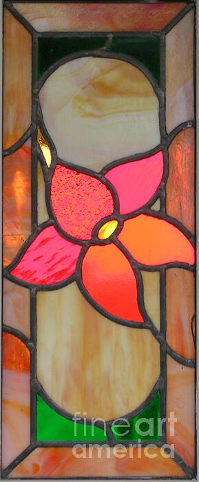 Lesley Evered - Borgh Pottery Stained Glass Window