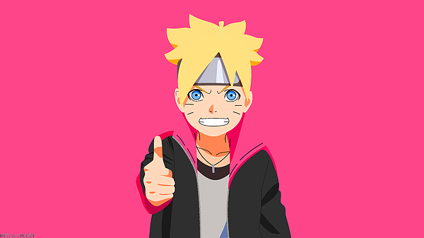 Boruto Uzumaki Minimalist iPhone Case by Lac Lac - Pixels