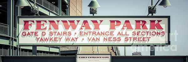 Boston Fenway Park Sign Gate D Entrance Poster by Paul Velgos - Fine Art  America