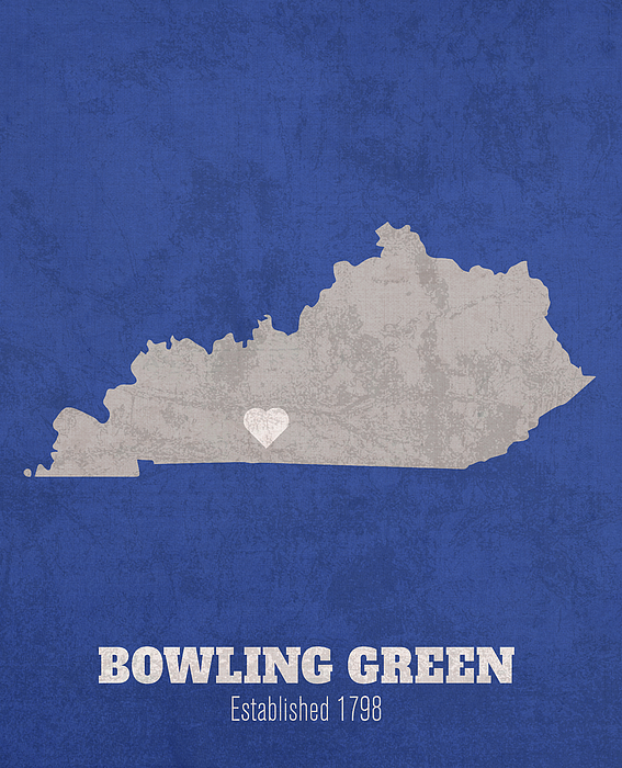 Bowling Green Sports Team Official Colors Palette Minimalist Long