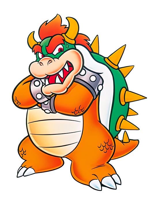 2 Feet Bowser Standee Mario Bros Characters Mario and Bowser 