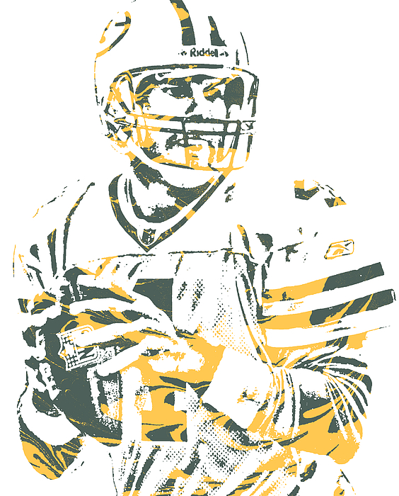 Brett Favre Green Bay Packers Fleece Blanket by Joe Hamilton - Pixels