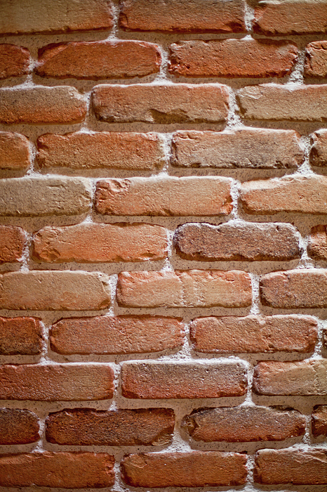 Brick wall texture background for design artwork. Greeting Card by Liss Art  Studio