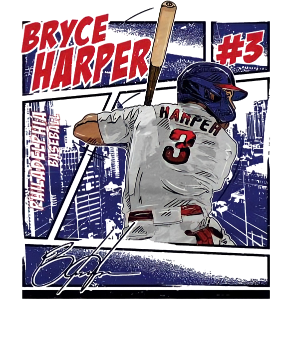 Bryce Harper MV3 Greeting Card by Kha Dieu Vuong