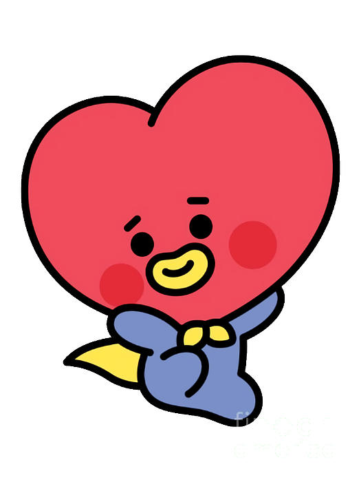 I drew the baby version of Tata and Chimmy trying to hug each other :  r/bangtan
