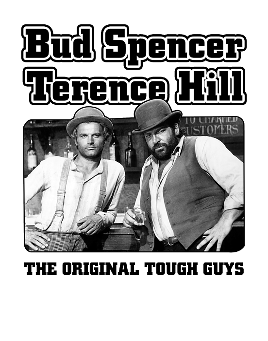 Bud Spencer Und Terence Hill 45 for Boys Women Vintage Sticker by Theodore  Murphy - Pixels