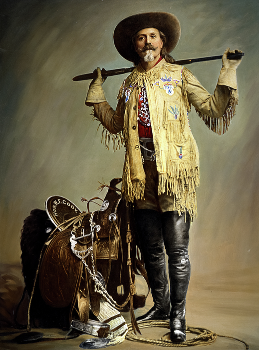 Buffalo Bill Face Mask for Sale by American History
