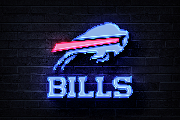 Buffalo Bills Neon Jigsaw Puzzle