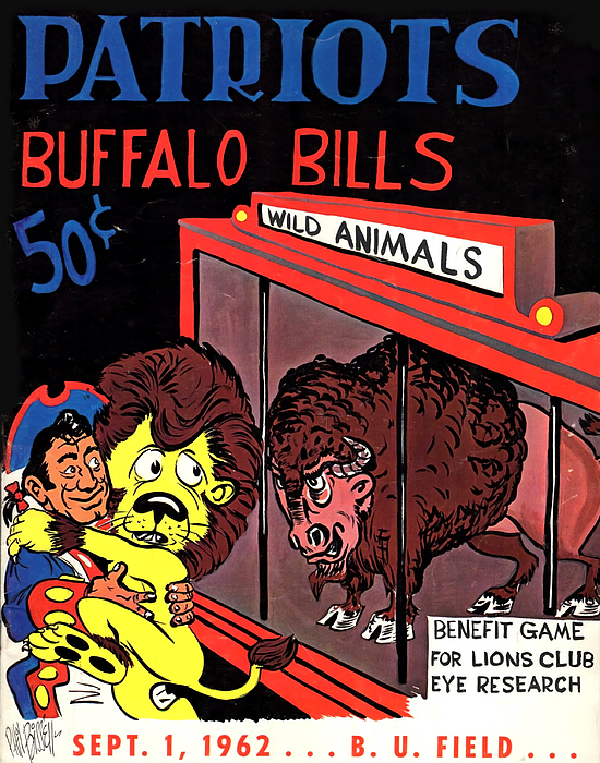 Buffalo Bills Vintage Program 11 Jigsaw Puzzle by Joe Hamilton