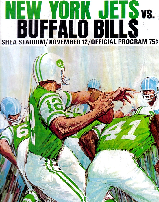 Buffalo Bills Vintage Program 8 Jigsaw Puzzle