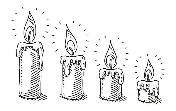 Burning Candle Flame Hot Decoration Vector Illustration Drawing Color  Royalty Free SVG, Cliparts, Vectors, and Stock Illustration. Image  111660653.