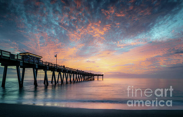 Liesl Walsh - Burst of Color at the Venice Fishing Pier, Florida