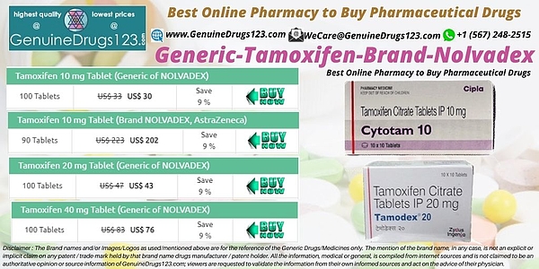 Generic tamoxifen brands