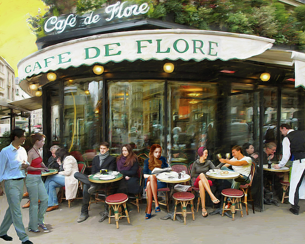 Dominique Amendola - Cafe De Flore in Paris