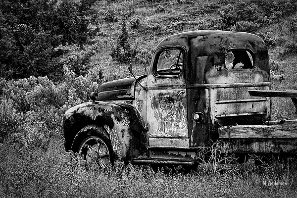 Michael R Anderson - Calico Truck in BW