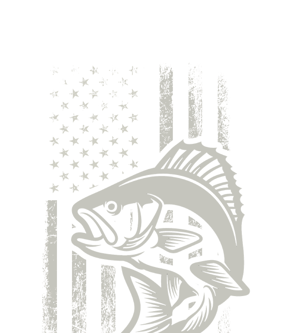 Camo Fishing Shirt Men Boys American Flag Bass Fishing Sticker by Dudlen  Danik - Pixels