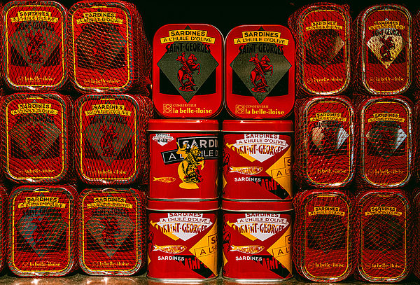 Stuart Litoff - Canned Sardines Display - France