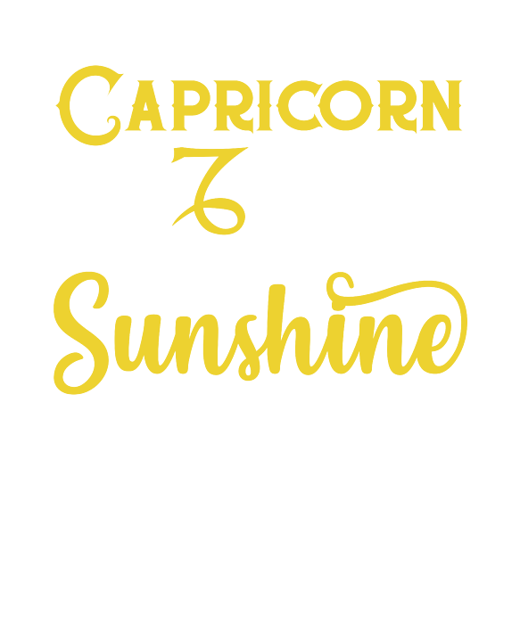 Capricorn Girls Are Sunshine Mixed With A Little Hurricane Zodiac Star Sign Birthday Horoscope Gift Weekender Tote Bag