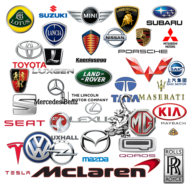 Car logos collage - part 2 Face Mask for Sale by Christina Fairhead