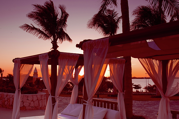 Tatiana Travelways - Caribbean spa at sunset, Cancun, Mexico