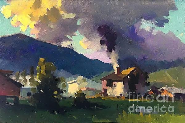 Warm Sky Art Card Warm Sky Art Card