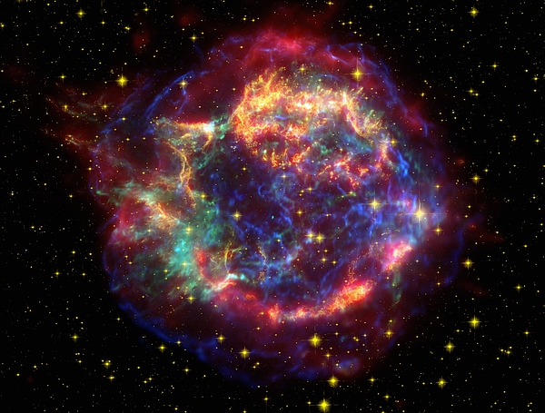 NASA - Linda Howes Website - Cassiopeia A in Many Colors