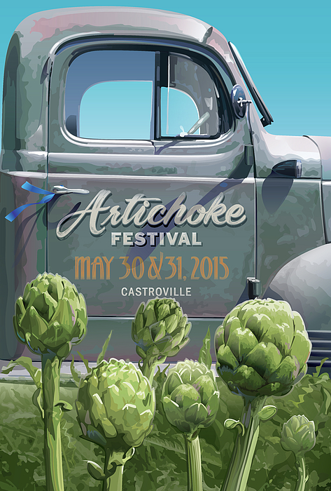 Clear Plastic Tote Bag - Artichoke Festival