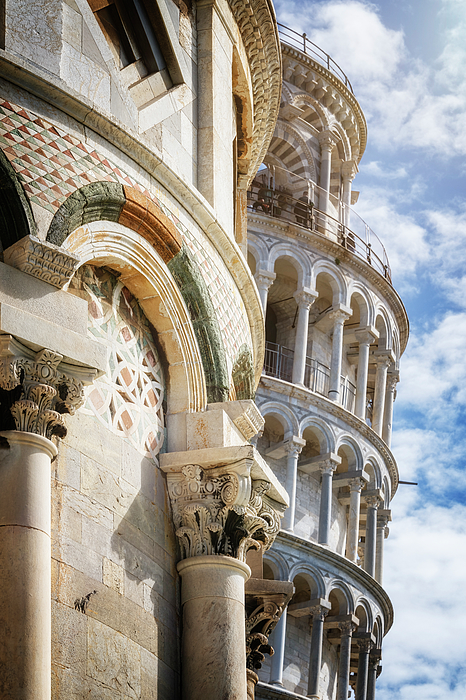 Joan Carroll - Cathedral and Tower in Pisa Italy