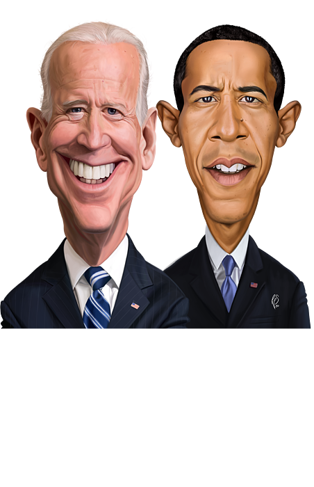 Celebrity Sunday - Joe Biden and Barack Obama T-Shirt for Sale by Rob Snow