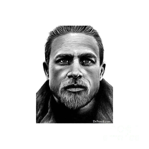 Charlie Hunnam iPhone Case by Sandra J Phillips Pixels