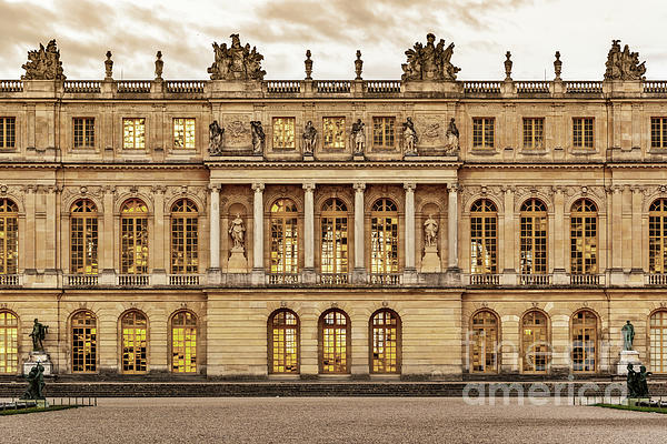 Delphimages Photo Creations - Chateau de Versailles at sunset