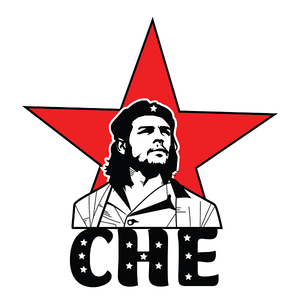 Political Cuban POSTER.Ernesto Che Guevara Red.Cuba.09