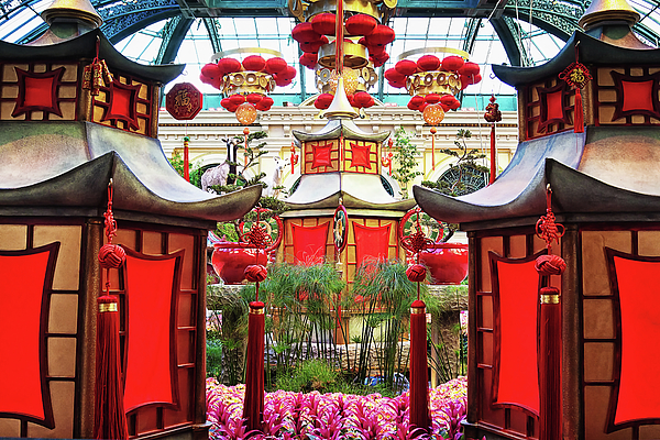 Chinese New Year decorations in Las Vegas