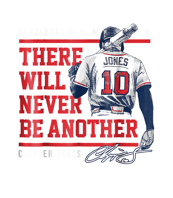 Chipper Jones Never Be Another Apparel Toddler T-Shirt by Kolby Liyana -  Fine Art America